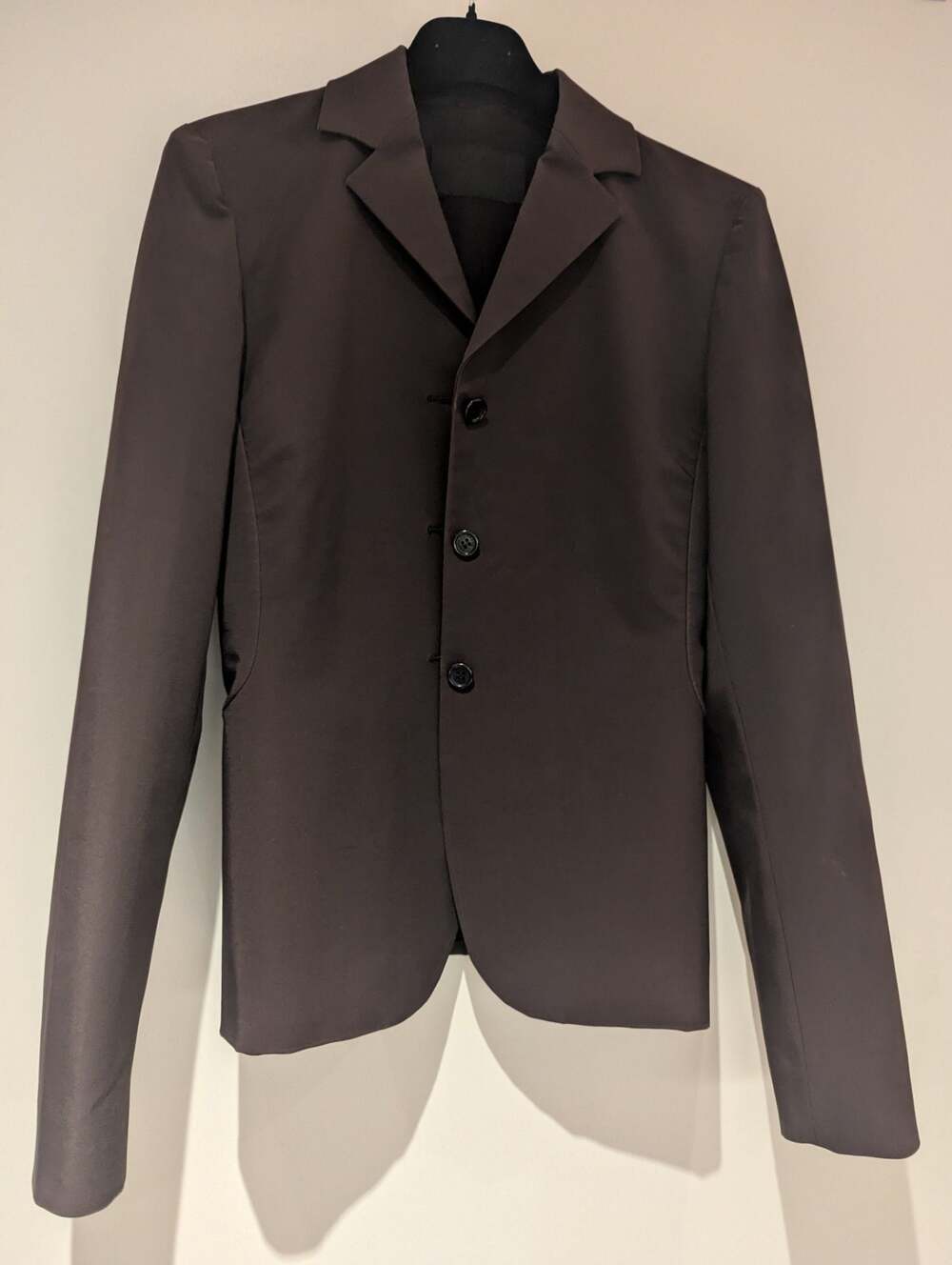 Prada Women's Brown Technical Fabric Blazer Jacket Size 40
